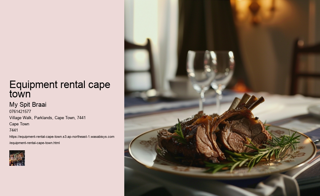 Equipment rental cape town